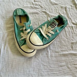 Converse Slip Ons - Teal - Size 6